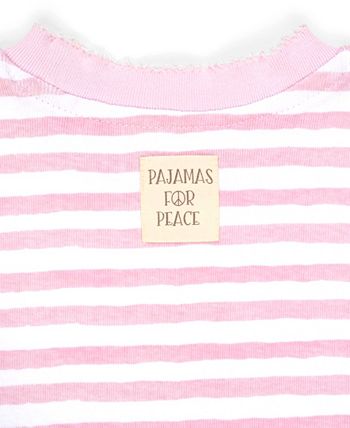 tal Stripe Baby Boys And Girls 2-Piece Pajama Set Pajamas For Peace Tal Stripe Baby Boys And Girls 2-Piece Pajama Set -B.TEMPT’D Shop