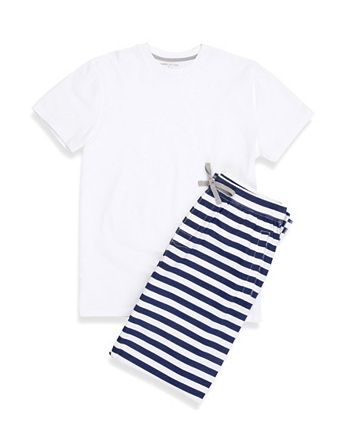 Nautical Stripe Neutral Men's 2-Piece Pajama Set Pajamas For Peace Nautical Stripe Neutral Men's 2-Piece Pajama Set -B.TEMPT’D Shop