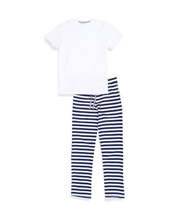 Nautical Stripe Neutral Men's 2-Piece Pajama Set Pajamas For Peace Nautical Stripe Neutral Men's 2-Piece Pajama Set -B.TEMPT’D Shop