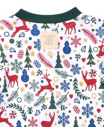 Christmas Peace Baby Boys And Girls Coveralls Pajamas For Peace Christmas Peace Baby Boys And Girls Coveralls -B.TEMPT’D Shop