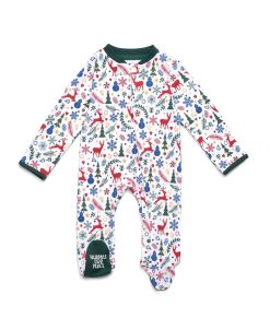 Pajamas For Peace Christmas Peace Baby Boys And Girls Coveralls