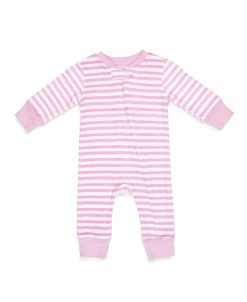 Pajamas For Peace Tal Stripe Baby Boys And Girls Coveralls