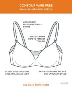 Warner's ® No Side Effects® Underarm-Smoothing Comfort Wireless Lightly Lined T-Shirt Bra 1056 -B.TEMPT’D Shop 20634975 fpx