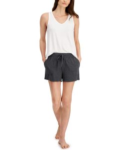 Alfani Super-Soft Essential Pajama Shorts, Created For Macy's