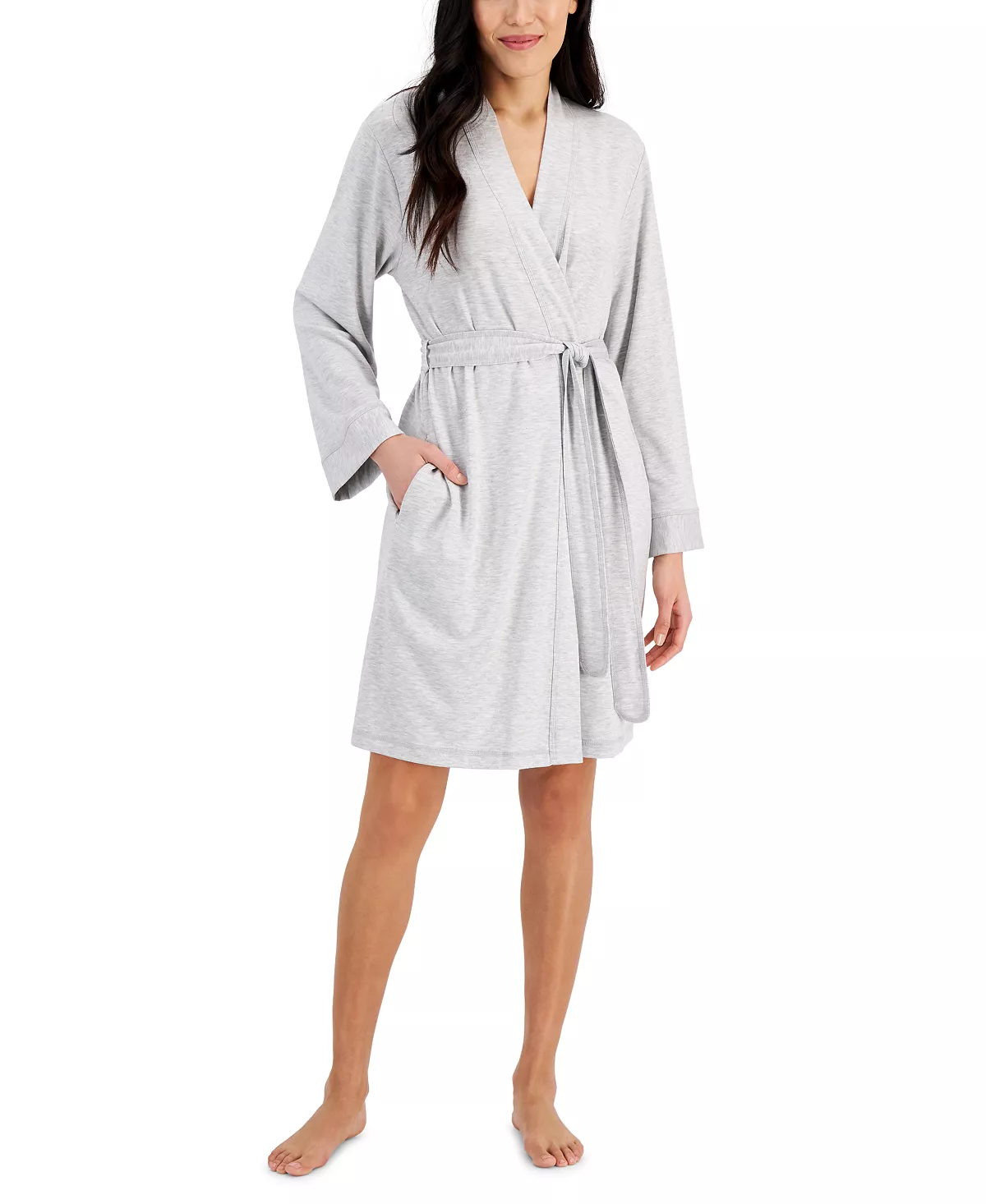French Terry Wrap Robe, Created For Macy's Charter Club French Terry Wrap Robe, Created For Macy's -B.TEMPT’D Shop
