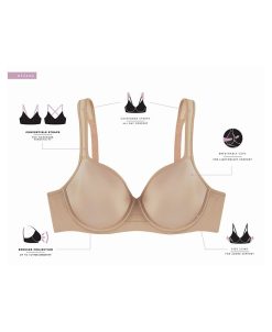 Bali Women's One Smooth U® Ultra Light Minimizer Underwire Bra DF3490 -B.TEMPT’D Shop 20655141 fpx