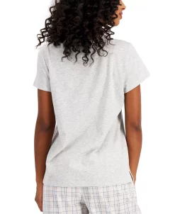 Charter Club Everyday Cotton V-Neck Pajama T-Shirt, Created For Macy's 5 Charter Club Everyday Cotton V-Neck Pajama T-Shirt, Created For Macy's -B.TEMPT’D Shop 20745094 fpx