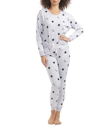 Women's Hacci Printed Pajama Pullover Pant Set Tommy Hilfiger Women's Hacci Printed Pajama Pullover Pant Set -B.TEMPT’D Shop