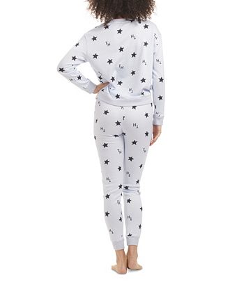Women's Hacci Printed Pajama Pullover Pant Set Tommy Hilfiger Women's Hacci Printed Pajama Pullover Pant Set -B.TEMPT’D Shop