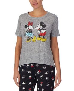 Disney Mickey & Minnie Short Sleeve Sleep T-Shirt -B.TEMPT’D Shop 20787783 fpx