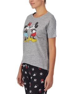 Disney Mickey & Minnie Short Sleeve Sleep T-Shirt -B.TEMPT’D Shop 20787787 fpx