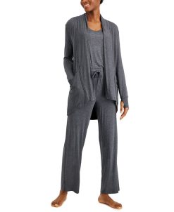 Alfani Sleep Wrap, Essential Sleep T-Shirt & Essential Sleep Pants, Created For Macy's