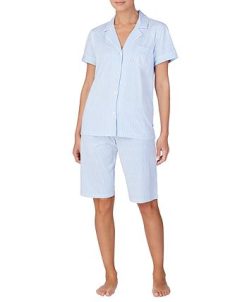 Lauren Ralph Lauren Bingham Bermuda Printed Cotton Pajama Set 4 Lauren Ralph Lauren Bingham Bermuda Printed Cotton Pajama Set -B.TEMPT’D Shop 20863130 fpx
