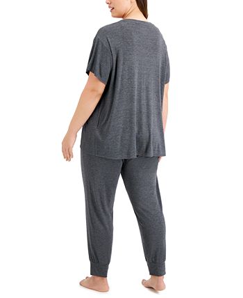 Plus Size Heathered Essential Jogger Pants, Created For Macy's Alfani Plus Size Heathered Essential Jogger Pants, Created For Macy's -B.TEMPT’D Shop 20891891 fpx 1
