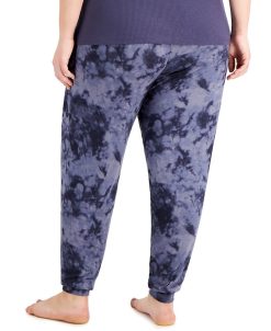 Jenni Plus Size Printed Smocked Jogger Pajama Pants, Created For Macy's -B.TEMPT’D Shop 21011892 fpx