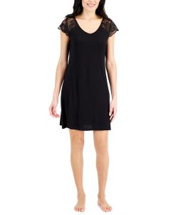 Charter Club Women's Lace-Trim Chemise Nightgown, Created For Macy's