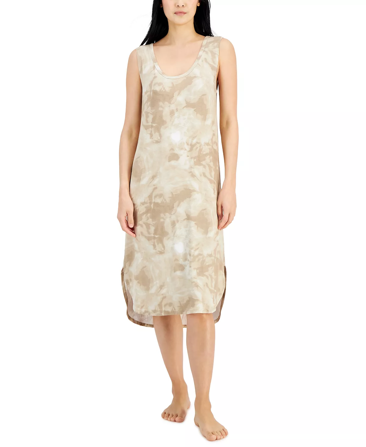 Women's Side Slit Chemise Nightgown, Created For Macy's Alfani Women's Side Slit Chemise Nightgown, Created For Macy's -B.TEMPT’D Shop