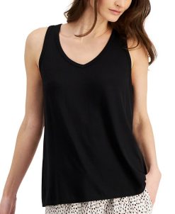 Alfani Solid Essential Sleep Tank Top, Created For Macy's