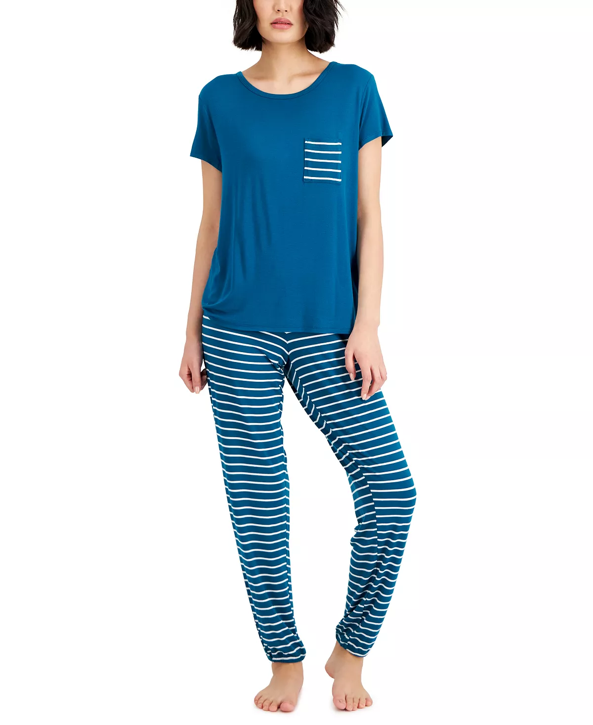 Short-Sleeve & Pants Pajama Set, Created For Macy's Charter Club Short-Sleeve & Pants Pajama Set, Created For Macy's -B.TEMPT’D Shop