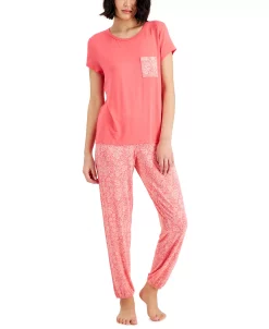 Charter Club Short-Sleeve & Pants Pajama Set, Created For Macy's 4 Charter Club Short-Sleeve & Pants Pajama Set, Created For Macy's -B.TEMPT’D Shop 21186135 fpx