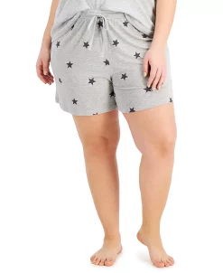 Jenni Plus Size Super Soft Printed Pajama Shorts, Created For Macy's 7 Jenni Plus Size Super Soft Printed Pajama Shorts, Created For Macy's -B.TEMPT’D Shop 21194746 fpx
