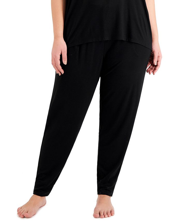 Plus Size Essential Jogger Pajama Pants, Created For Macy's Alfani Plus Size Essential Jogger Pajama Pants, Created For Macy's -B.TEMPT’D Shop
