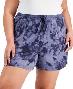 Jenni Plus Size Super Soft Printed Pajama Shorts, Created For Macy's 3 Jenni Plus Size Super Soft Printed Pajama Shorts, Created For Macy's -B.TEMPT’D Shop 21296565 fpx