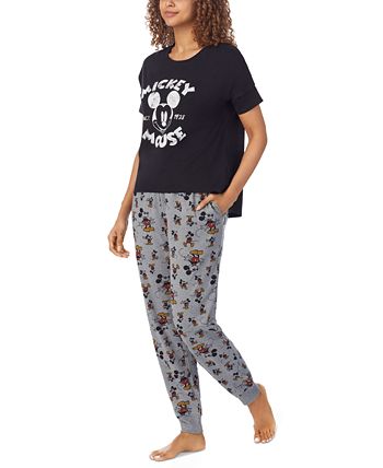 Women's Mickey Mouse Printed Short-Sleeve Pajama Shirt Disney Women's Mickey Mouse Printed Short-Sleeve Pajama Shirt -B.TEMPT’D Shop