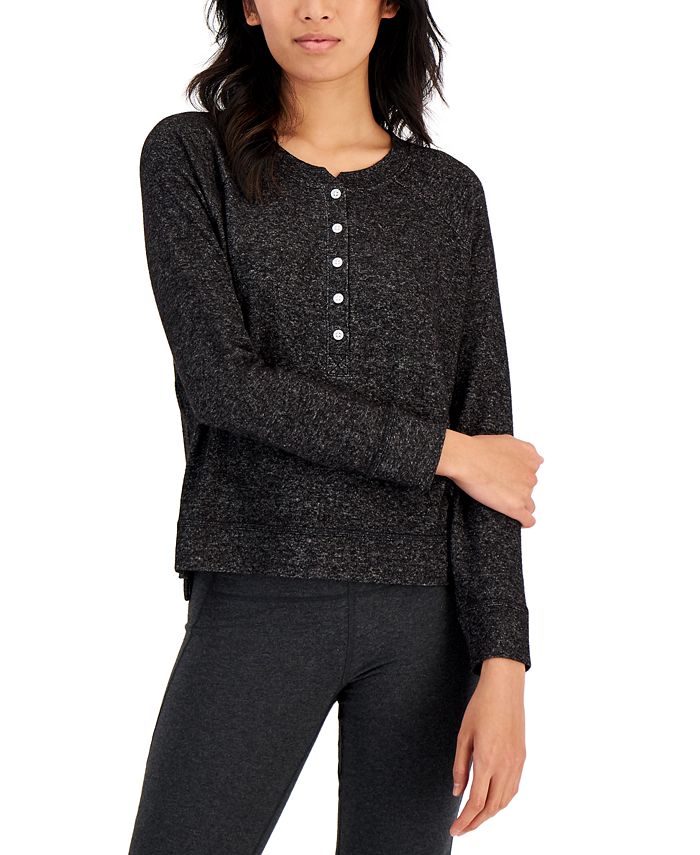 Women's Long-Sleeve Hacci Pajama Top, Created For Macy's Alfani Women's Long-Sleeve Hacci Pajama Top, Created For Macy's -B.TEMPT’D Shop