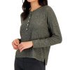 Alfani Women's Long-Sleeve Hacci Pajama Top, Created For Macy's -B.TEMPT’D Shop 21351229 fpx
