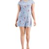 Charter Club Women's Lace-Trim Floral Chemise, Created For Macy's