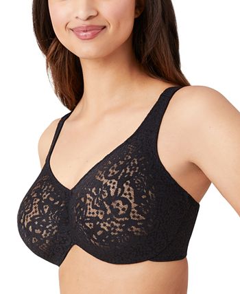 Full Figure Halo Lace Bra 65547 Wacoal Full Figure Halo Lace Bra 65547 -B.TEMPT’D Shop