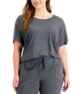 Alfani Plus Size Pocket Sleep T-Shirt, Created For Macy's 4 Alfani Plus Size Pocket Sleep T-Shirt, Created For Macy's -B.TEMPT’D Shop 21396513 fpx