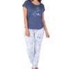 Munki Munki Women's Peanuts Party Tie-Dyed Pajama Set