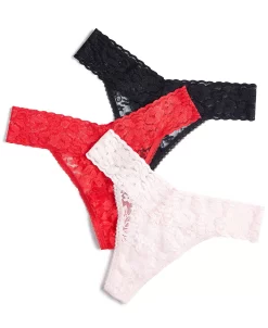 INC International Concepts Women's 3-Pk. Lace Thong Underwear, Created For Macy's -B.TEMPT’D Shop 21477816 fpx