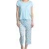 Muk Luks Women's Super Soft 2-Pc. T-Shirt & Capri Pajama Set 2 Muk Luks Women's Super Soft 2-Pc. T-Shirt & Capri Pajama Set -B.TEMPT’D Shop 21534412 fpx