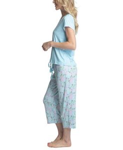 Muk Luks Women's Super Soft 2-Pc. T-Shirt & Capri Pajama Set 4 Muk Luks Women's Super Soft 2-Pc. T-Shirt & Capri Pajama Set -B.TEMPT’D Shop 21534434 fpx