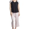 Muk Luks Women's Twinning 2-Pc. Short Sleeve & Capri Pajama Set
