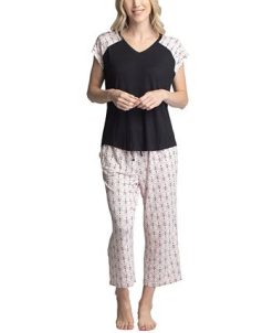 Muk Luks Women's Twinning 2-Pc. Short Sleeve & Capri Pajama Set 6 Muk Luks Women's Twinning 2-Pc. Short Sleeve & Capri Pajama Set -B.TEMPT’D Shop 21534536 fpx