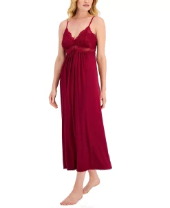 INC International Concepts Knit Lace Cup Long Nightgown Lingerie, Created For Macy's -B.TEMPT’D Shop 21598643 fpx