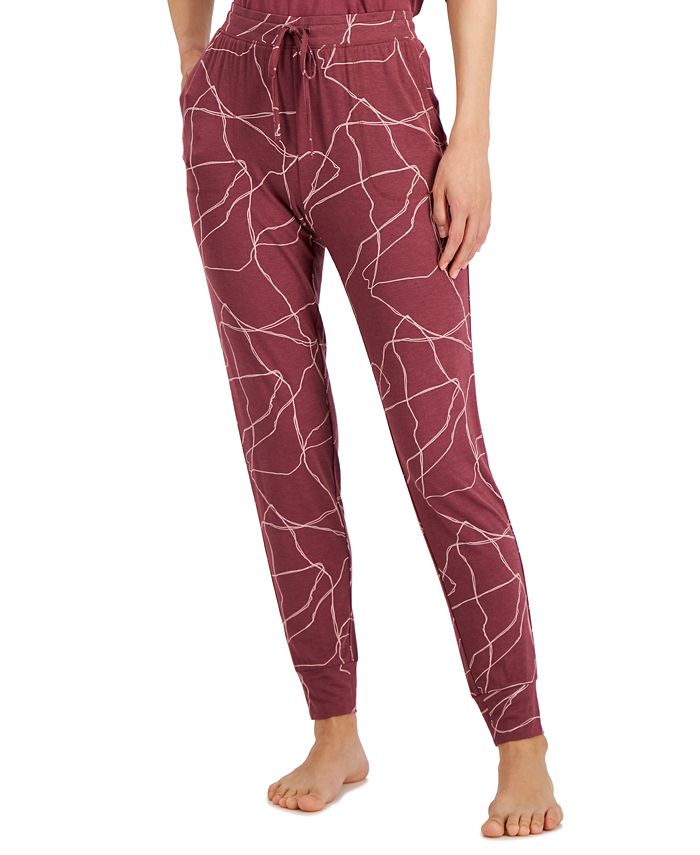 Women's Printed Sleep Jogger Pants, Created For Macy's Alfani Women's Printed Sleep Jogger Pants, Created For Macy's -B.TEMPT’D Shop
