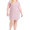 Charter Club Plus Size Printed Cotton Essentials Chemise Nightgown, Created For Macy's -B.TEMPT’D Shop 21606502 fpx