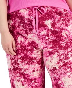 Jenni Plus Size Printed Wide-Leg Pajama Pants, Created For Macy's -B.TEMPT’D Shop 21608617 fpx