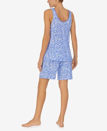Women's Bermuda Sleeveless Pajama Set, 2 Piece Ellen Tracy Women's Bermuda Sleeveless Pajama Set, 2 Piece -B.TEMPT’D Shop