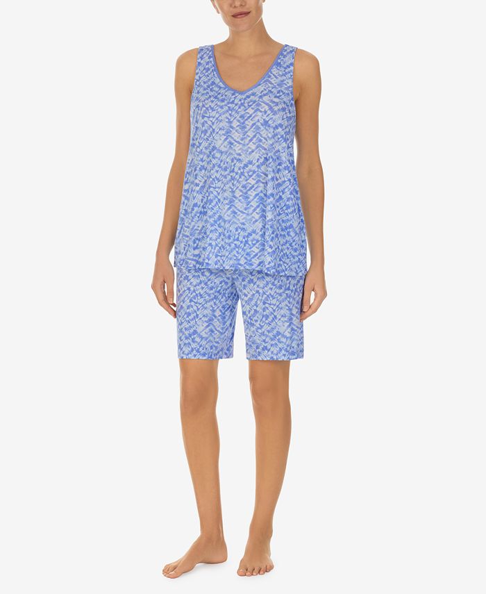 Women's Bermuda Sleeveless Pajama Set, 2 Piece Ellen Tracy Women's Bermuda Sleeveless Pajama Set, 2 Piece -B.TEMPT’D Shop