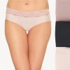 B.TEMPT'D Women's 3-Pk. B.bare Lace-Trim Hipster Underwear