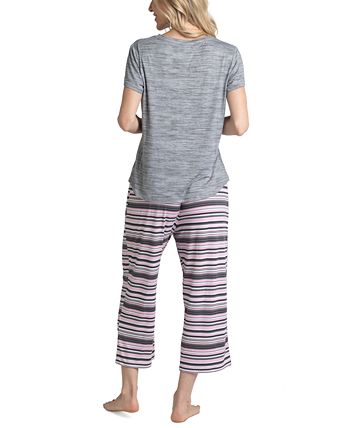 Women's 3-Pc. T-Shirt, Pants & Shorts Pajama Set Muk Luks Women's 3-Pc. T-Shirt, Pants & Shorts Pajama Set -B.TEMPT’D Shop
