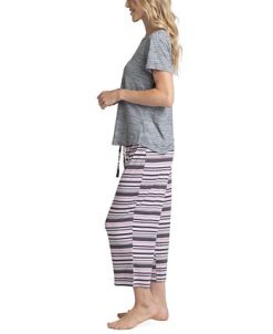 Muk Luks Women's 3-Pc. T-Shirt, Pants & Shorts Pajama Set 4 Muk Luks Women's 3-Pc. T-Shirt, Pants & Shorts Pajama Set -B.TEMPT’D Shop 21729799 fpx