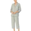 Lauren Ralph Lauren Womens 3/4 Sleeve Cotton Notch Collar Capri Pant Pajama Set 1 Lauren Ralph Lauren Womens 3/4 Sleeve Cotton Notch Collar Capri Pant Pajama Set -B.TEMPT’D Shop 21732998 fpx