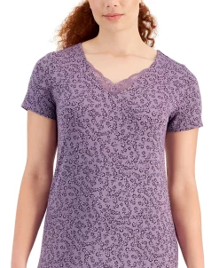 Charter Club Women's Short-Sleeve Floral Nightgown, Created For Macy's 6 Charter Club Women's Short-Sleeve Floral Nightgown, Created For Macy's -B.TEMPT’D Shop 21750801 fpx